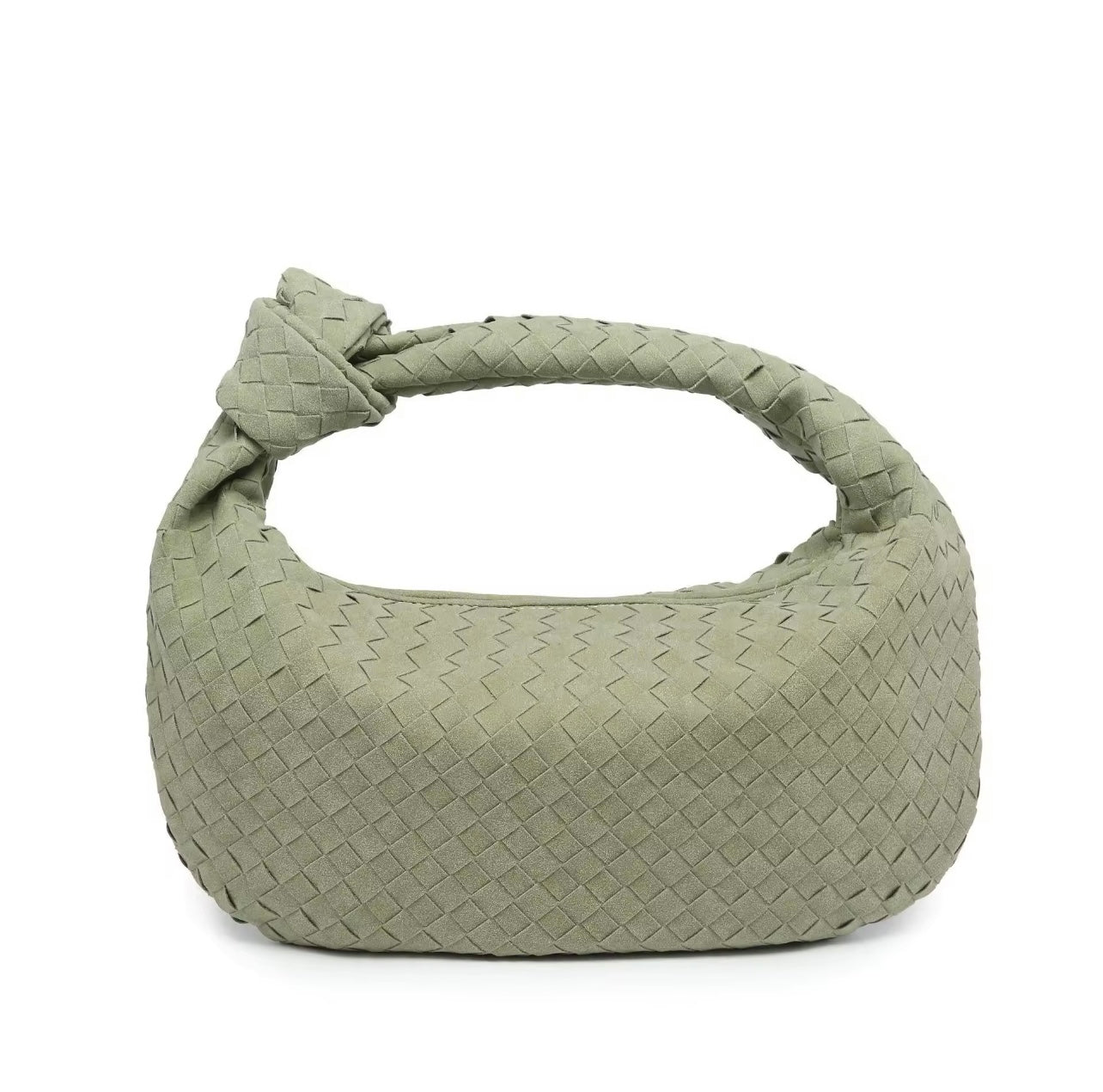 Geflochtene Mini-Hobo-Tasche