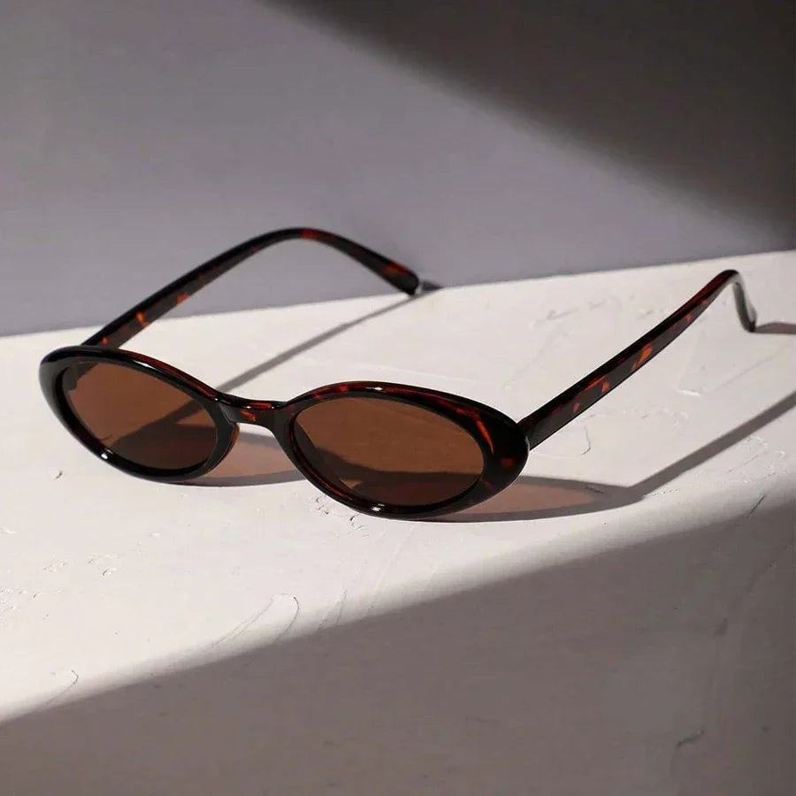 Ovale Retro-Sonnenbrille