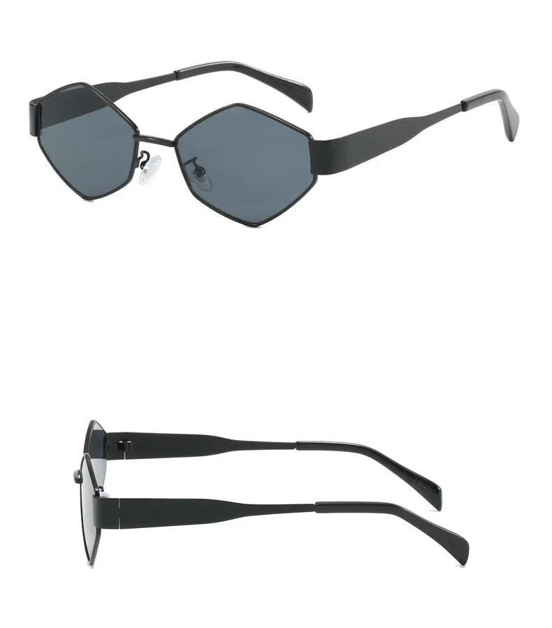 Geometrische Sonnenbrille - Moderner Stil