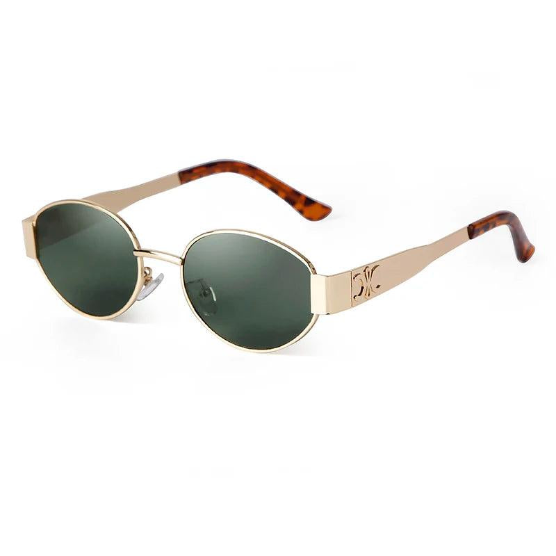 Ovale Vintage-Sonnenbrille