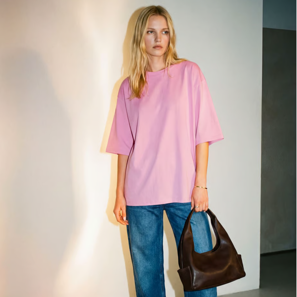 Oversize T-Shirt Rosa | DUDAA