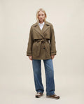 Tailored Trenchcoat Khaki | DUDAA