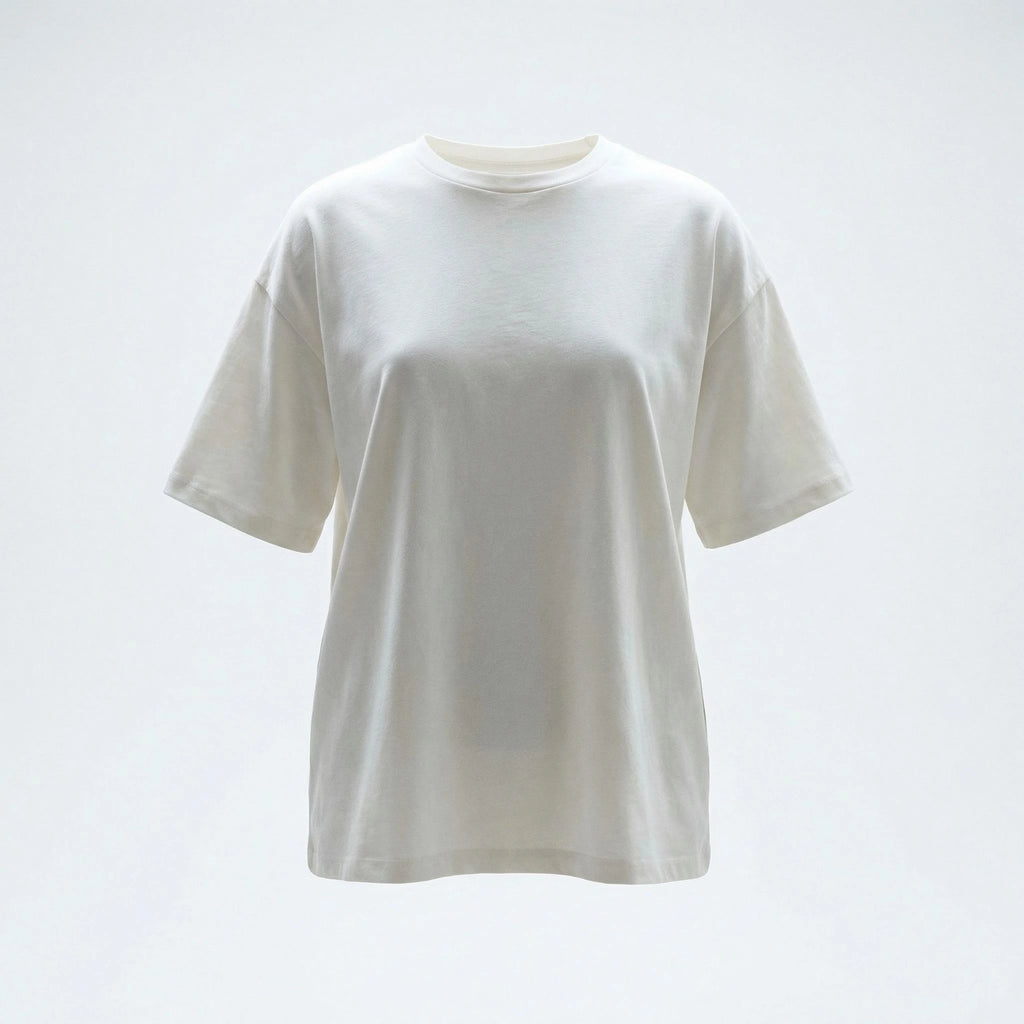 Oversize T-Shirt Weiss | DUDAA