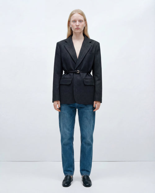 Blazer Anthrazit Pinstripe| DUDAA