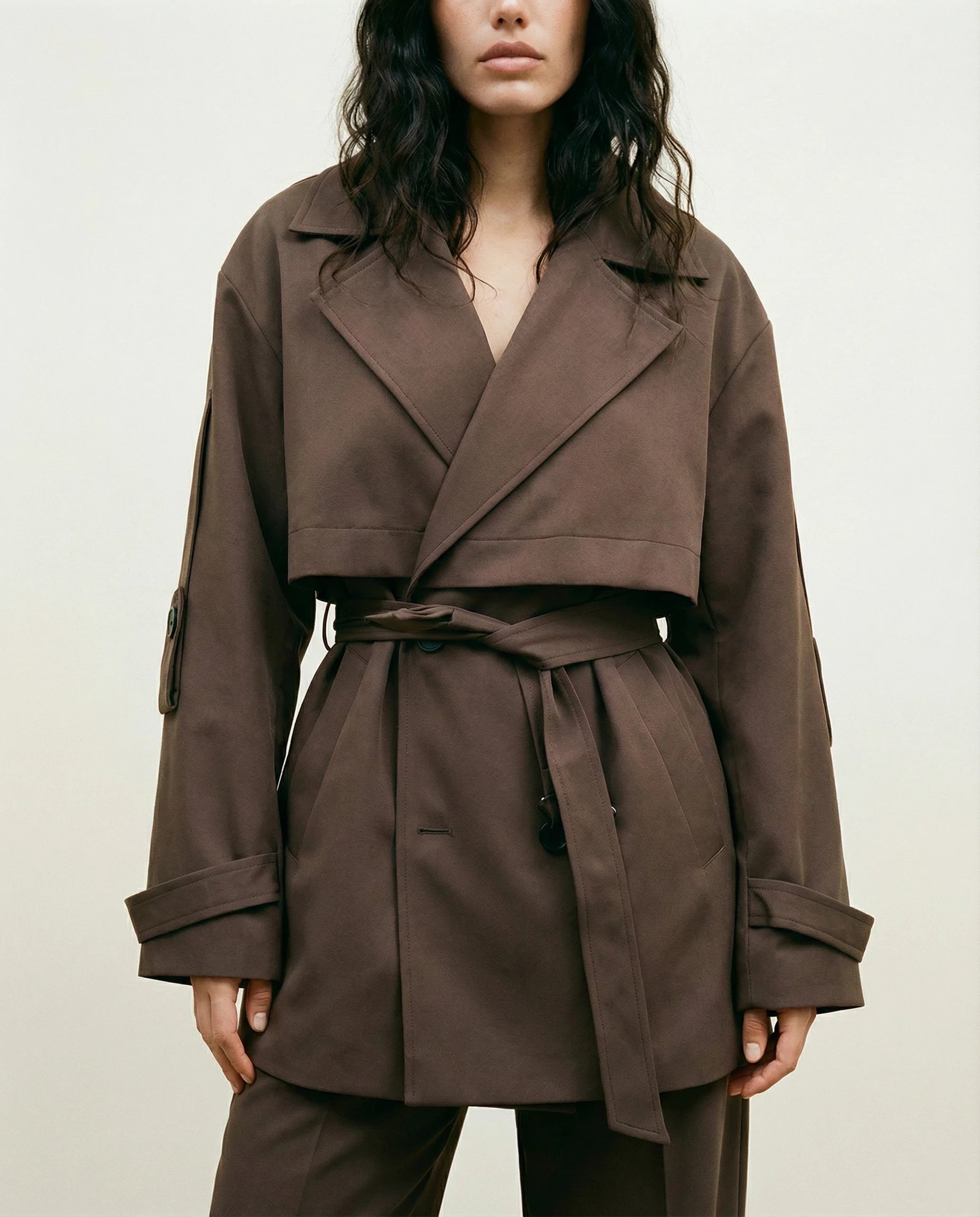 Tailored Trenchcoat Braun | DUDAA